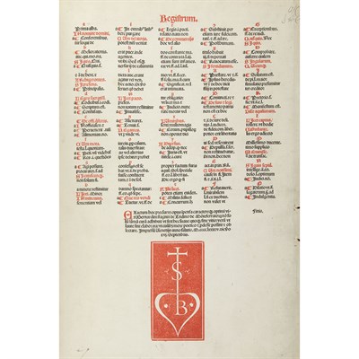 Lot 287 - [INCUNABULA] JUSTINIANUS. Codex Justinianus...