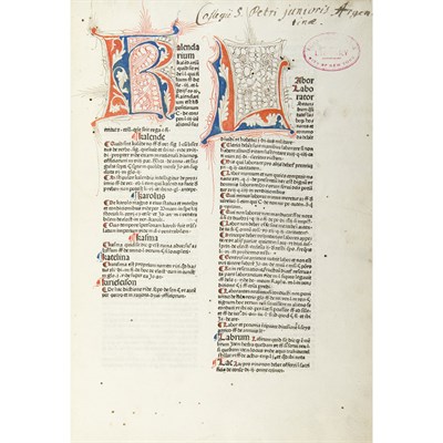 Lot 280 - [INCUNABULA] MONTE, PETRUS DE, BISHOP OF...