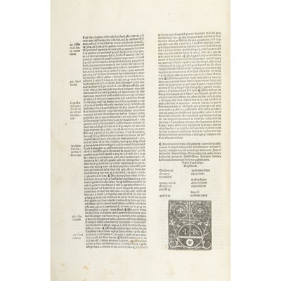 Lot 288 - [INCUNABULA] Sammelband of six folio law...