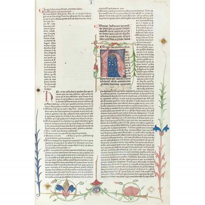 Lot 279 - [INCUNABULA] JUSTINIANUS i.e. JUSTINIAN I....
