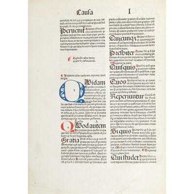Lot 282 - [INCUNABULA] BRIXIENSIS, BARTHOLOMAEUS. Casus...