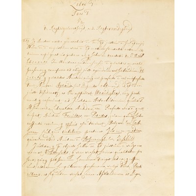 Lot 102 - [MANUSCRIPT] VOET, JOANNES. Notae in Hugonis...