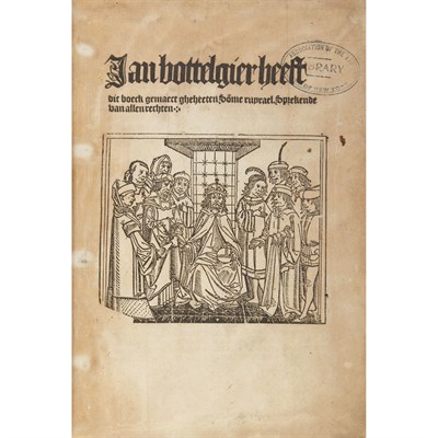 Lot 292 - [CUSTOMARY LAW] [BOUTILLIER, JEAN]. Jan...