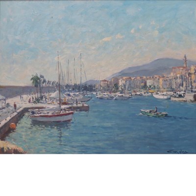Lot 92 - Niek Van der Plas Dutch, b. 1954 Menton, Cote...