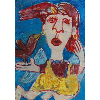 Lot 71 - Antonia van Diest Dutch, b. 1948 Angel and...