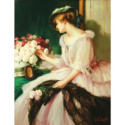 Lot 78 - George Vuillard French, b. 1956 Elegant Lady...