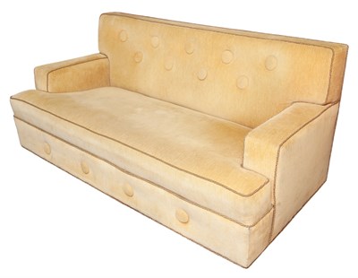 Lot 313 - Art Moderne Style Upholstered Sofa Length 6...