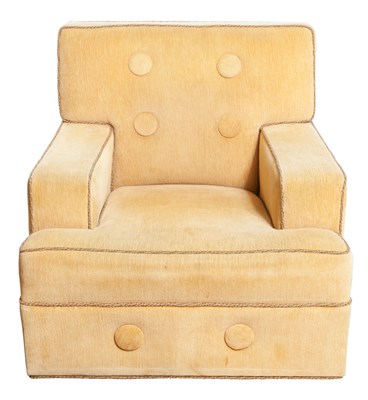 Lot 256 - Pair of Upholstered Club Chairs