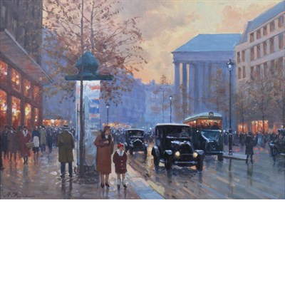 Lot 34 - Anton Karssen Dutch, b. 1945 Paris Street...