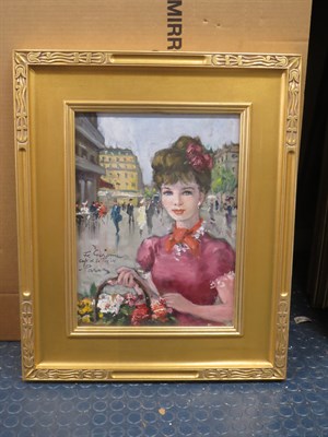 Lot 21 - Francois Gerome French, 20th Century (i) Woman...