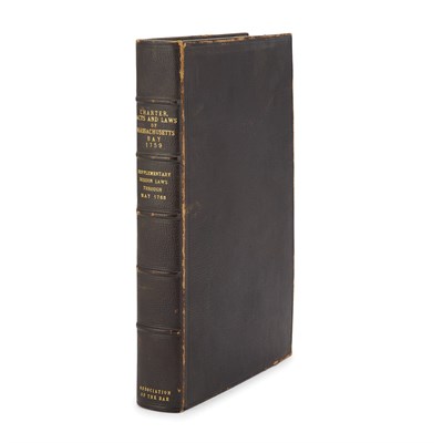 Lot 17 - [MASSACHUSETTS] Acts and laws, of His...