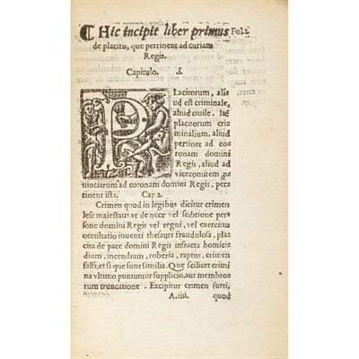 Lot 298 - [ENGLISH LAW] GLANVILLE, RANULF DE...