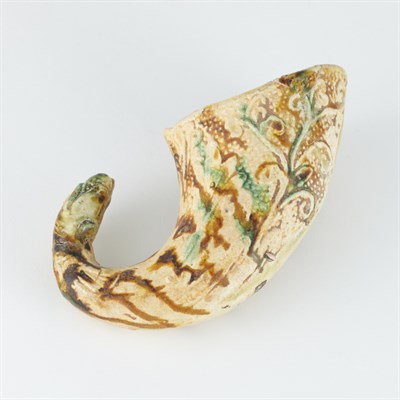 Lot 79 - Chinese Sancai Glazed Pottery Covered Jar Tang...