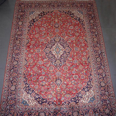 Lot 664 - Kashan Carpet Central Iran, second half of the...