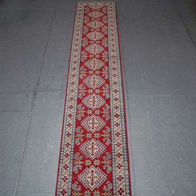 Lot 689 - Pak-Kazak Runner Pakistan, contemporary Ten...