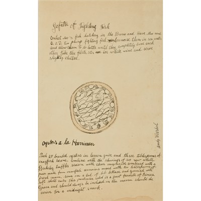 Lot 206 - Andy Warhol OYSTERS A LA HARRIMAN (F./S....
