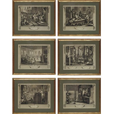 Lot 530 - William Hogarth (1697-1764) INDUSTRY AND...