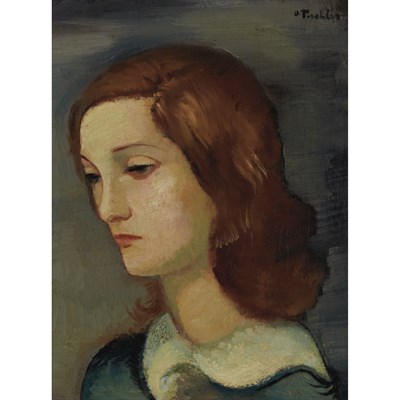 Lot 74 - Victor Tischler German, 1890-1951 Head of a...