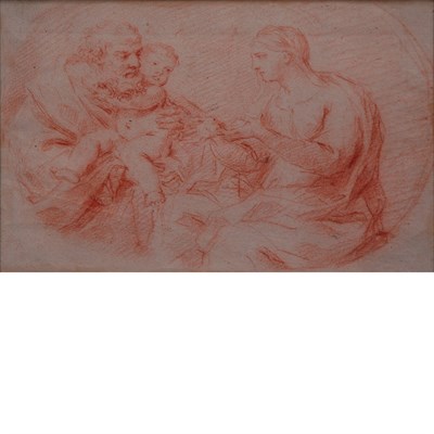 Lot 14 - Italian School 18th Century The Holy Family...