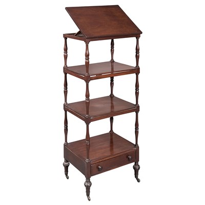 Lot 645 - George IV Mahogany Etagere/Reading Stand Circa...