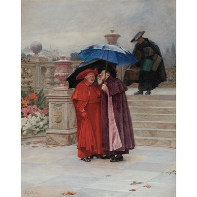 Lot 43 - Jehan Georges Vibert French, 1840-1902 A...