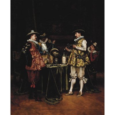 Lot 1 - Adolphe Alexandre Lesrel French, 1839-1929...