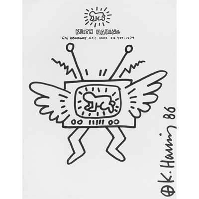 Lot 74 - Keith Haring American, 1958-1990 Untitled...
