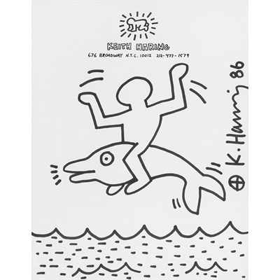 Lot 75 - Keith Haring American, 1958-1990 Untitled (Man...