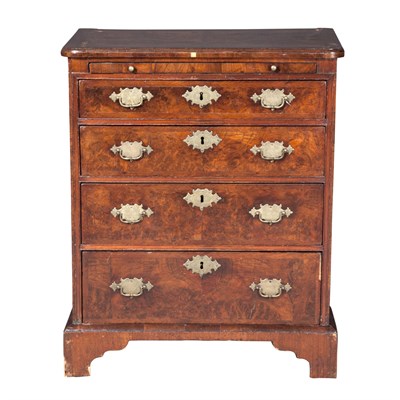 Lot 153 - George III Mahogany and Walnut Bachelor's...
