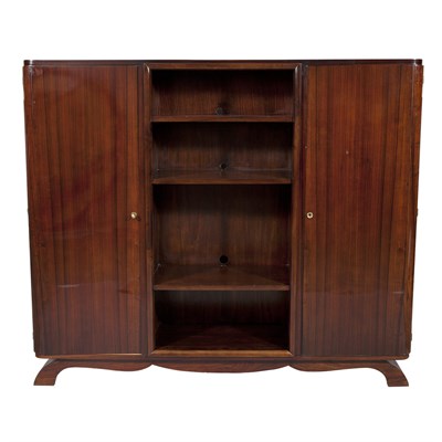 Lot 165 - Art Deco Rosewood Cabinet Height 67 3/4 inches,...