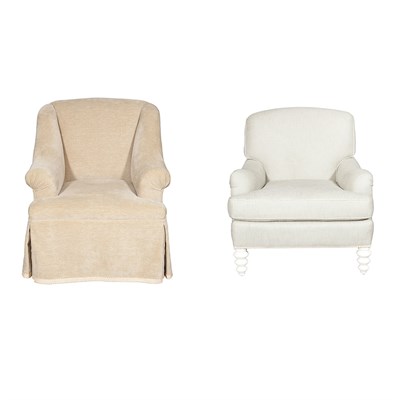 Lot 179 - Two Upholstered Club Chairs