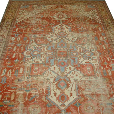 Lot 279 - Heriz Carpet Northwest Persia, late 19th...