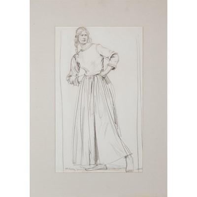 Lot 19 - Augustus Edwin John British, 1878-1961...