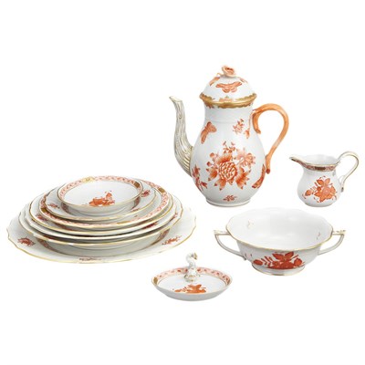 Lot 439 - Assembled Herend Porcelain Dinner Service In...