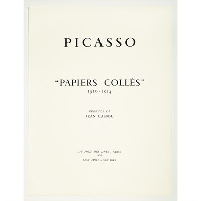 Lot 153 - After Pablo Picasso PAPIERS COLLES Set of ten...