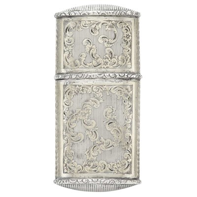 Lot 520 - French Silver Etui Case Joseph Chaumet, Paris,...