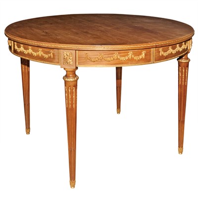 Lot 165 - Louis XVI Style Gilt-Bronze Mounted Mahogany...