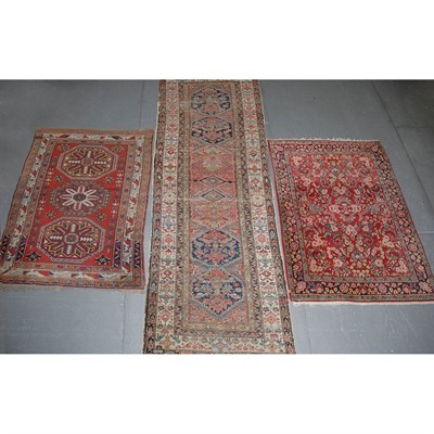Lot 460 - Group of Three Rugs Comprising a Northwest...
