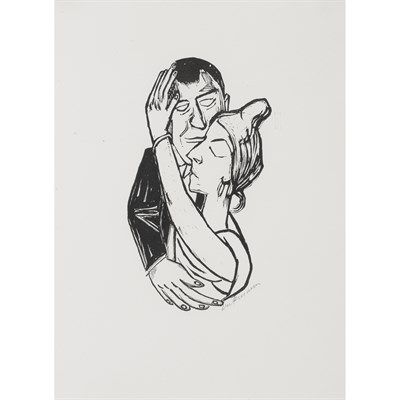 Lot 10 - Max Beckmann (1884-1950) TANZENDE (HOFMAIER...