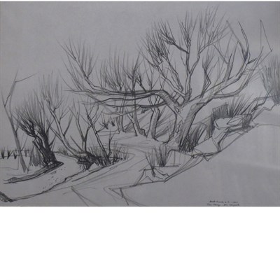 Lot 83 - Doel Reed American, 1895-1985 Tree Study-Rio...