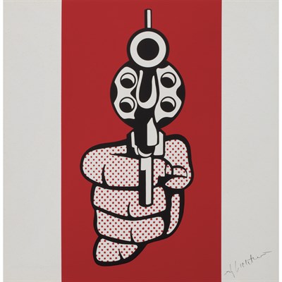 Lot 142 - After Roy Lichtenstein PISTOL Color...