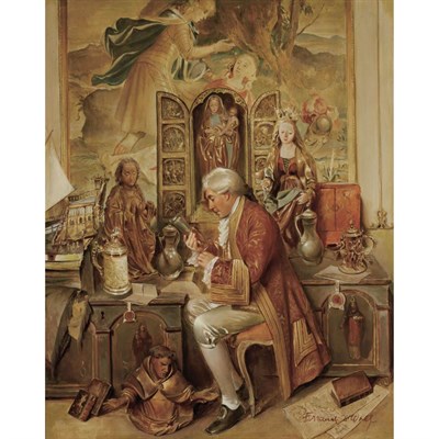 Lot 27 - Franz Xaver Wolf Austrian, 1896-1990 The...