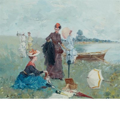 Lot 80 - Juan de la Cruz Soler Spanish, b. 1951 Picnic...