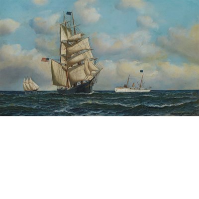 Lot 45 - Antonio Jacobsen Danish/American, 1850-1921...