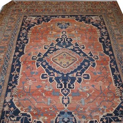 Lot 661 - Heriz Carpet Northwest Persia, circa 1900 The...