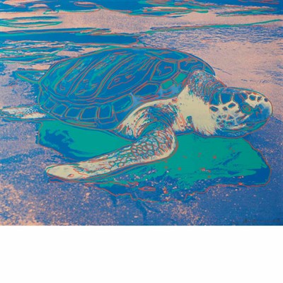 Lot 209 - Andy Warhol TURTLE (F./S. II.360A) Color...