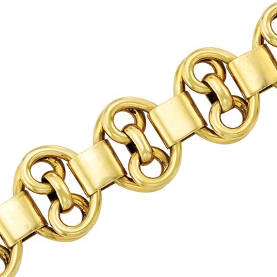 Lot 92 - Gold Link Bracelet