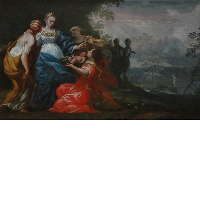 Lot 35 - Flemish School 17th Century The Finding of...