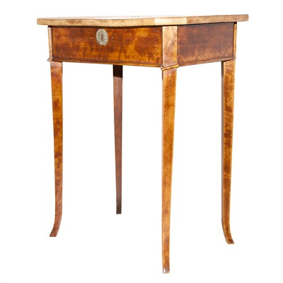 Lot 263 - Two Similar French Provincial Style Burl-Wood...