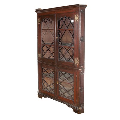 Lot 114 - English Provincial Style Mahogany Stained...
